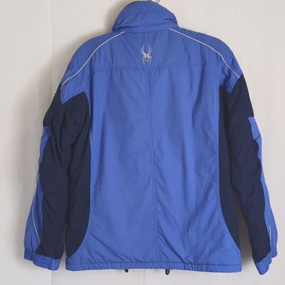 Spyder Lightning Ski Jacket Blue Size 18 Outdoor Winter - Picture 9 of 14